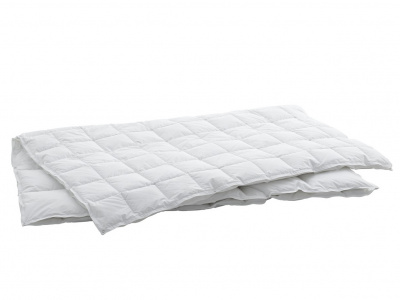 Пуховое одеяло Swiss Dream Basic 80 Caro Light (легкое) не ниже +20°С, гусиный пух,135x200