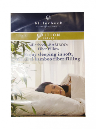  Натуральная подушка Billerbeck Bamboo, бамбуковое волокно фото в интернет-магазине Герд Биллербек